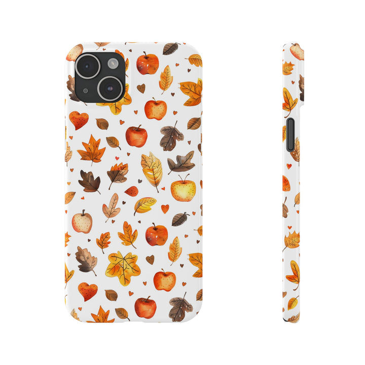 Slim Fall Autumn Leaves Gift for Her Cute Phone Cases for Iphone 16 | iPhone 15 Case | iPhone 15 Pro Max Case, Iphone 14, Iphone 14 Pro Max, Iphone 13, Slim - Studio40ParkLane