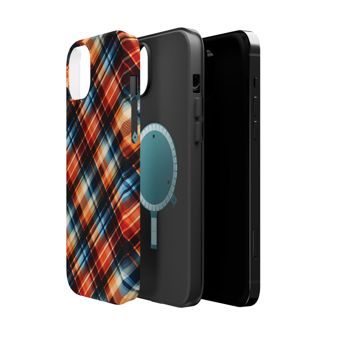 Checkered Plaid Magsafe Gift for Her Cute Phone Case for Iphone, | iPhone 16 | iPhone 15 Pro Max, Iphone 14 Pro Max, 13 12 11 10 9 8 7 - Studio40ParkLane