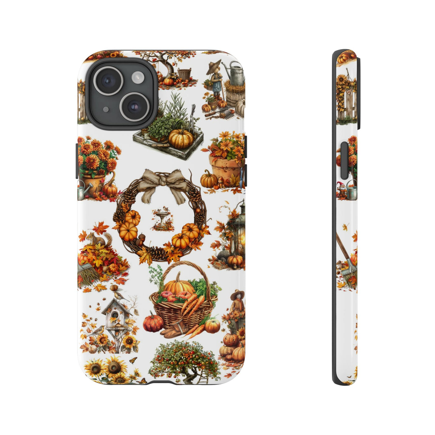 Impact Resistant, Fall Leaves Collage, Cute Phone Cases for Samsung S24, S23, S22, S21, IPhone 15 pro Iphone 14 pro Iphone 13 IPhone 12 Iphone 11