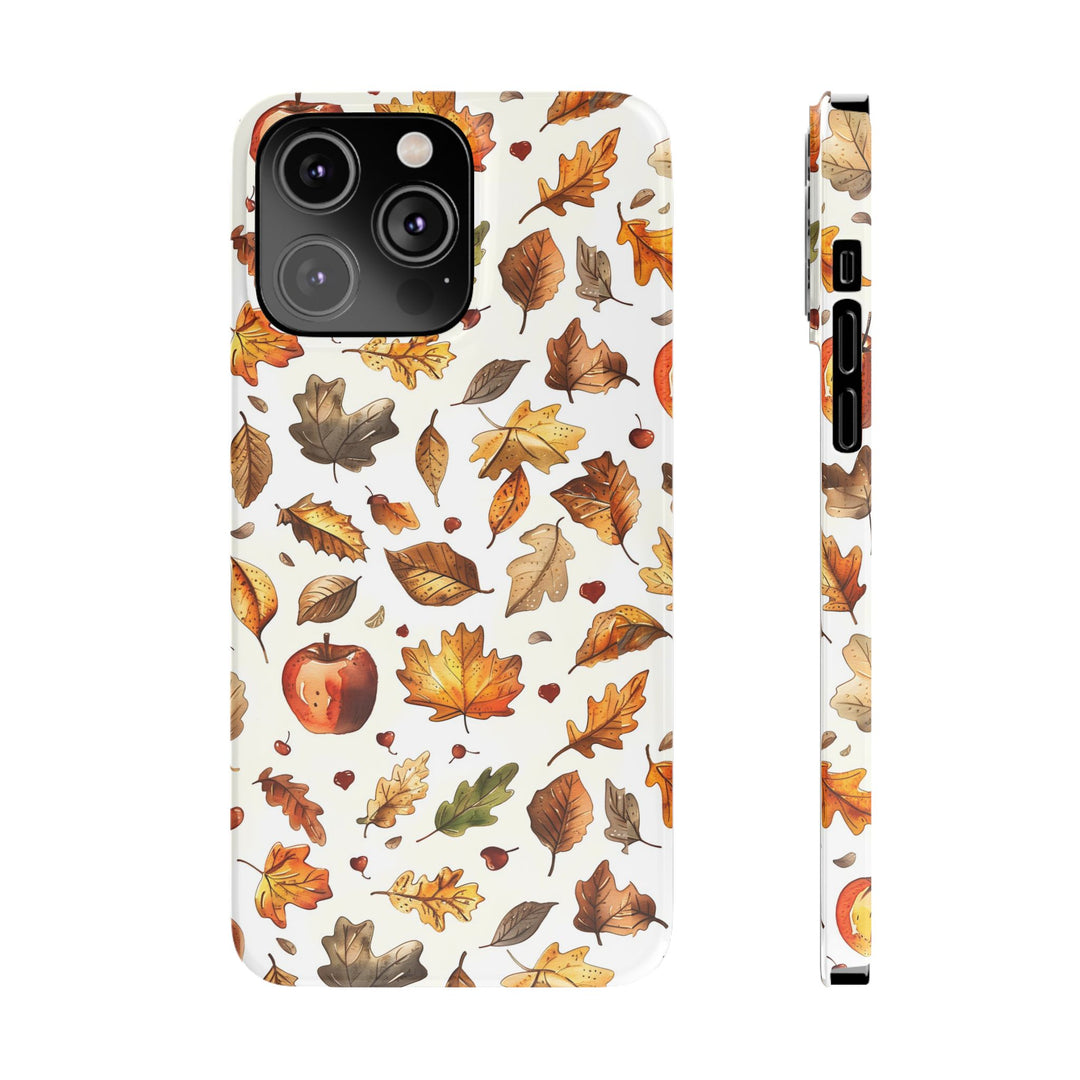 Slim Fall Autumn Leaves Gift for Her Cute Phone Cases for Iphone 16 | iPhone 15 Case | iPhone 15 Pro Max Case, Iphone 14, Iphone 14 Pro Max, Iphone 13, Slim - Studio40ParkLane