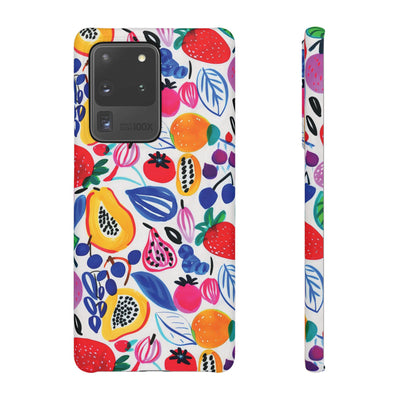 Snap Summer Fruit Gift for Her Cute Phone Cases for Samsung Galaxy S24, S23, S22, S21, S20, Plus, Ultra, Iphone 16, 15, 14, Pro and Max