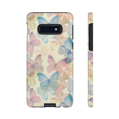 Cute Samsung Case | Cool Iphone Case | Summer Pastel Butterflies, Samsung S24, S23, S22, S21, IPhone 15 Case | Iphone 14 Case, Iphone 13 Case