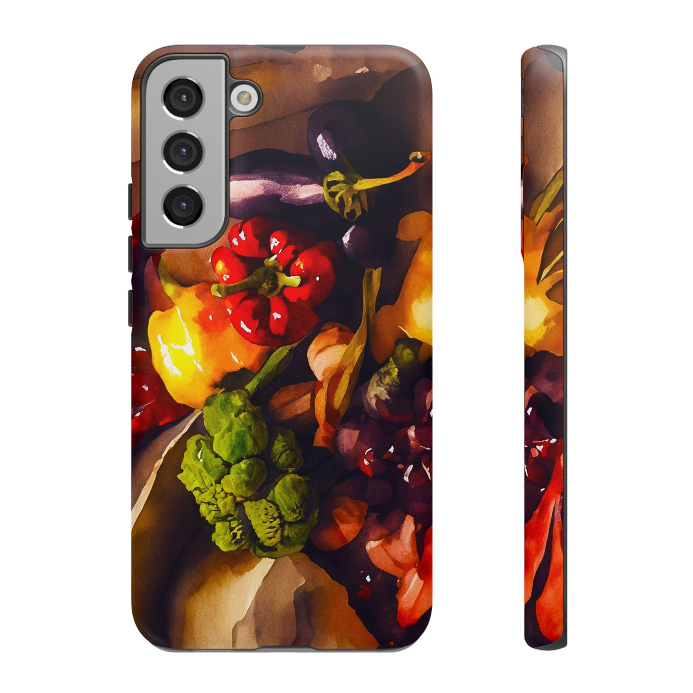 Impact Resistant, Fall Farm Vegetables, Cute Phone Cases for Samsung S24, S23, S22, S21, IPhone 15 pro Iphone 14 pro Iphone 13 IPhone 12 Iphone 11