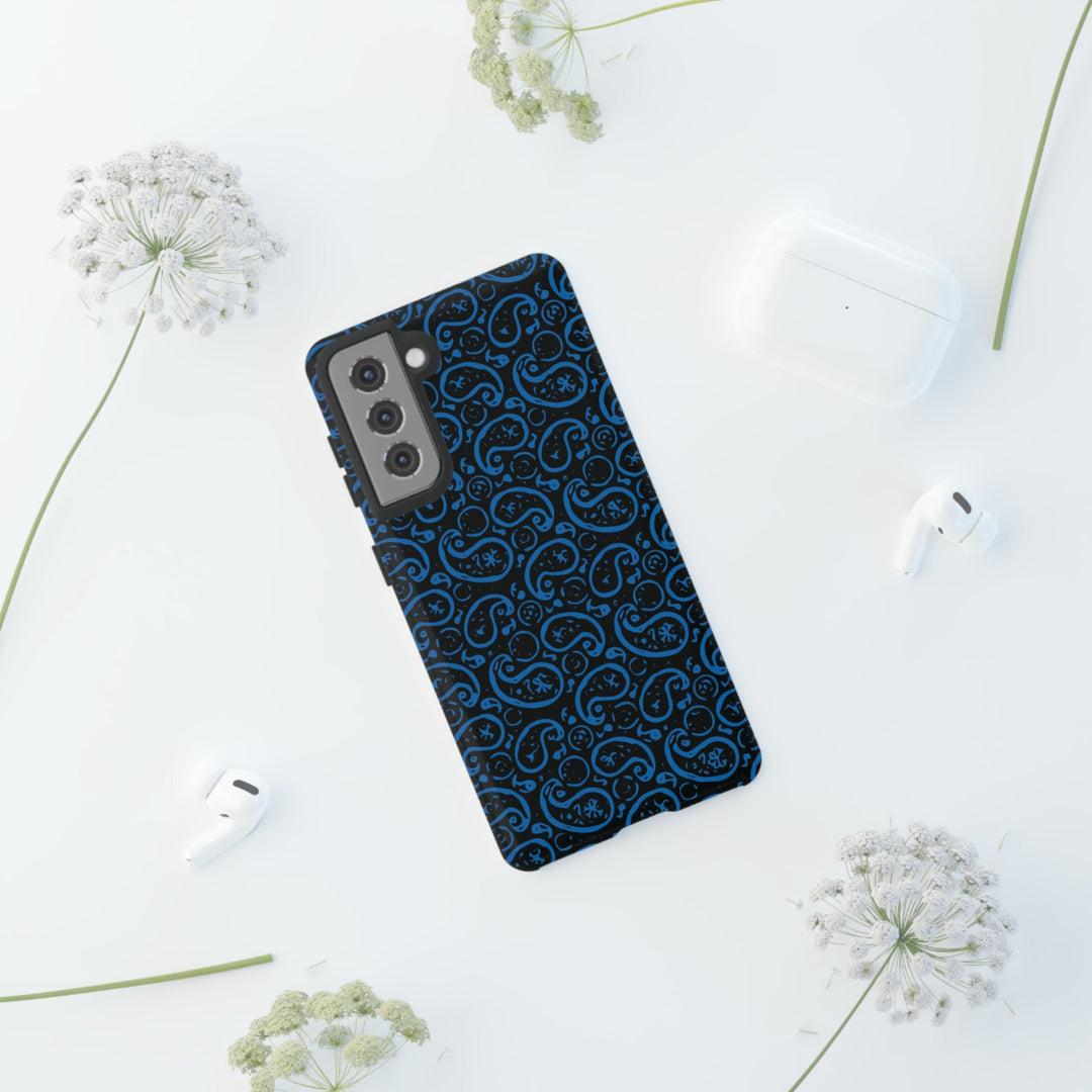 Samsung Galaxy Phone Case | Galaxy S23, S22, S21, S20 | Luxury Case Double Layered | Impact Resistant | Fashionable - Paisley 4 - Studio40ParkLane