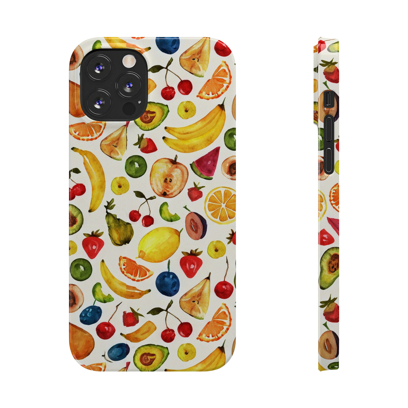 Fruit Mix Display Slim Cute Phone Cases for Iphone  | iPhone 15 Case | iPhone 15 Pro Max Case, Iphone 14, Iphone 14 Pro Max, Iphone 13