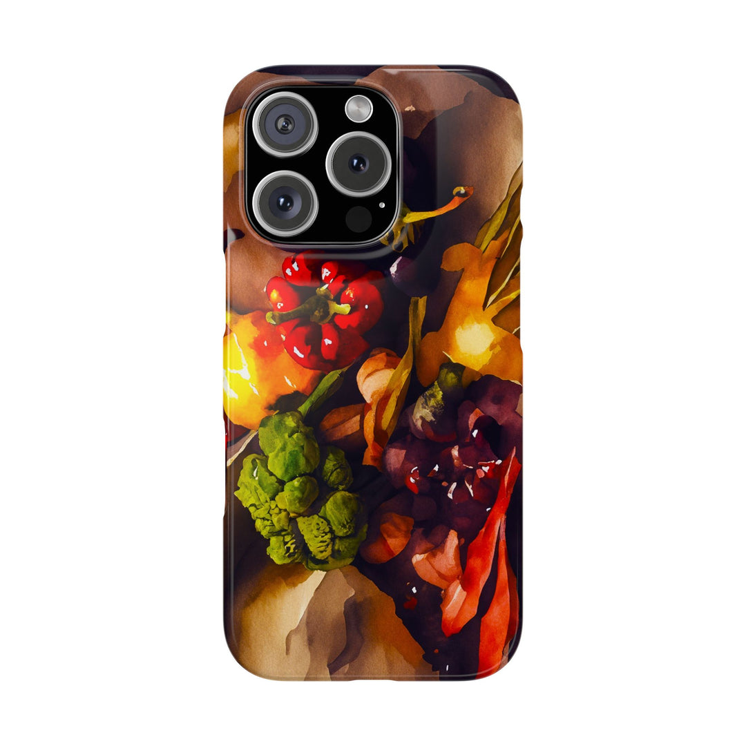 Slim Fall Farm Vegetables Cute Phone Cases for Iphone | iPhone 15 Case | iPhone 15 Pro Max Case, Iphone 14, Iphone 14 Pro Max, Iphone 13 - Studio40ParkLane