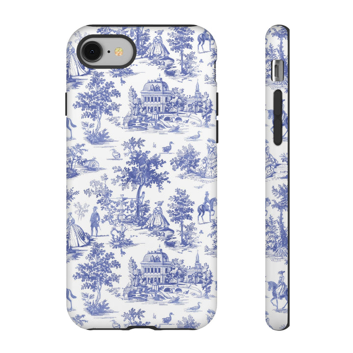 Premium Tough French Toile Gift for Her Cute Phone Cases for Samsung S25 S24, S23, S22, S21, Iphone, 16, 15, 14, 13 Pro Max Ultra - Studio40ParkLane