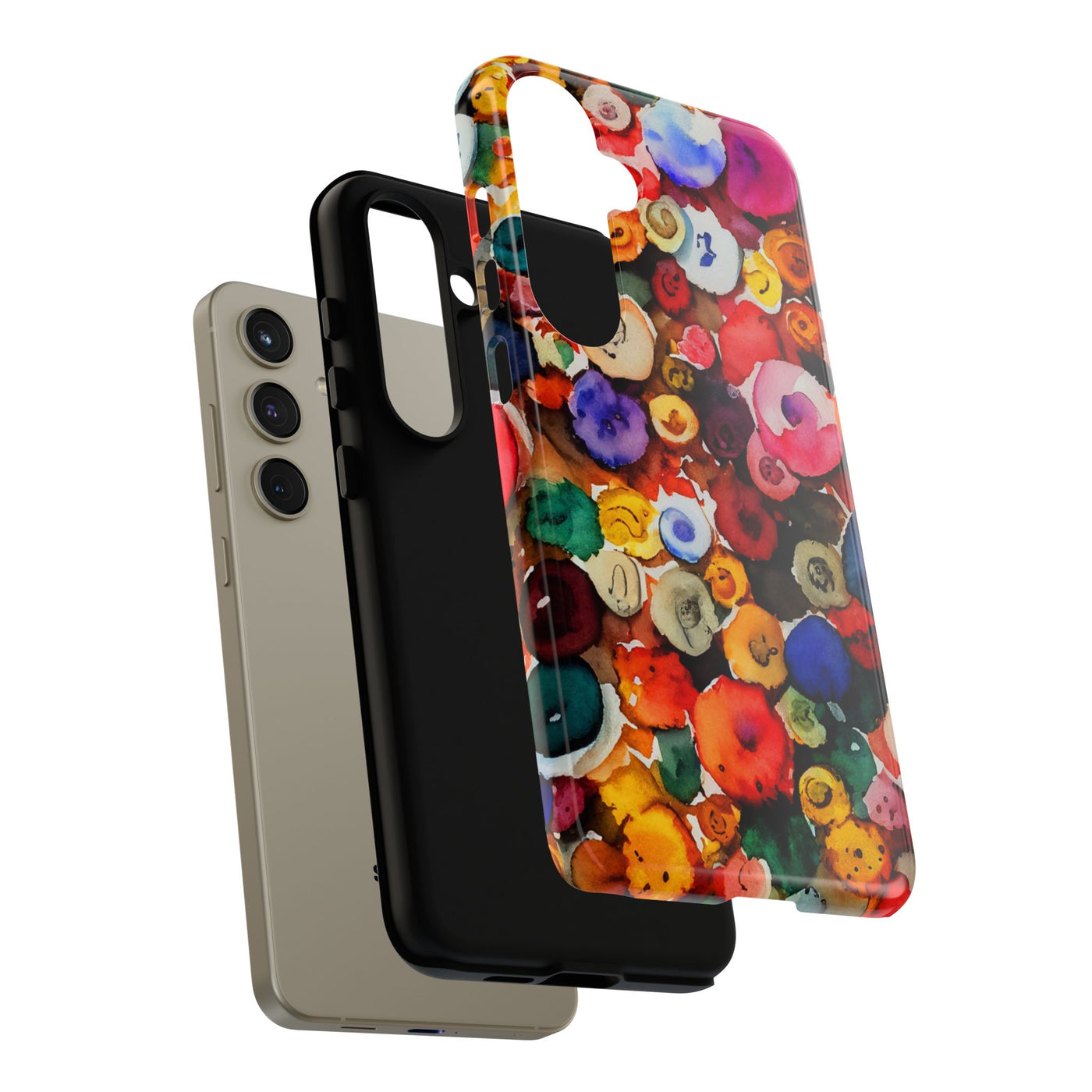 Impact Resistant, Fall Colors Buttons, Cute Phone Cases for Samsung S24, S23, S22, S21, IPhone 15 pro Iphone 14 pro Iphone 13 IPhone 12 Iphone 11