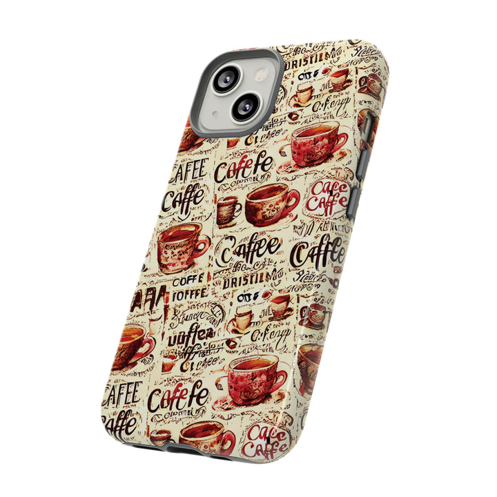 Cute IPhone Case | Paris Coffee Cup, iPhone 15 Case | iPhone 15 Pro Case, Iphone 14 Case, Iphone 14 Pro Max Case, Protective Iphone Case - Studio40ParkLane