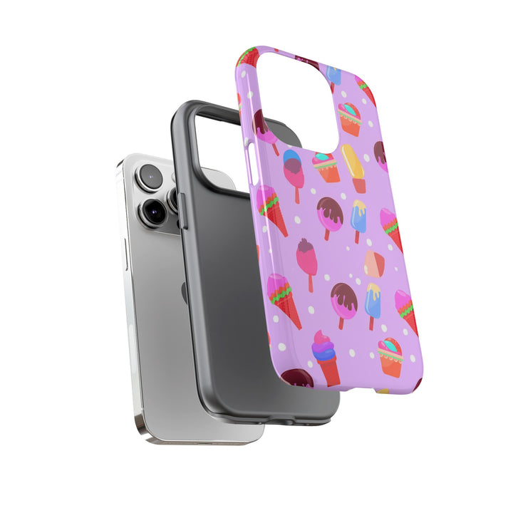 Cute Samsung Case | Cool Iphone Case | Summer Pink Ice - Cream, Samsung S24, S23, S22, S21, IPhone 15 Case | Iphone 14 Case, Iphone 13 Case - Studio40ParkLane