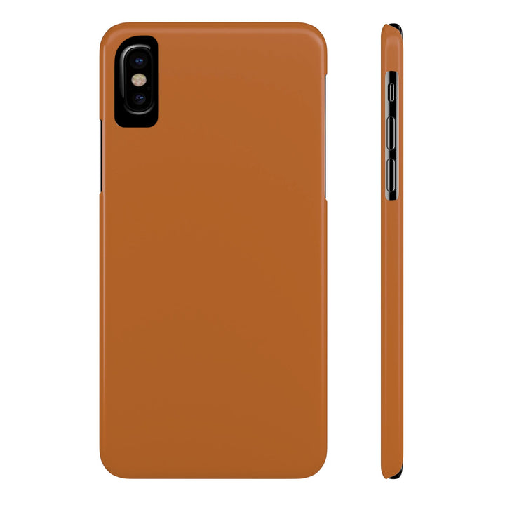 Slim Red Rust Brown Gift for Her Aesthetic Cute Phone Case for Iphone 16 - | iPhone 15 Pro Max Case | iPhone 14 Case 13 12 11 10 9 8 7 - Studio40ParkLane