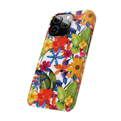 Slim Spring Flowers Gift for Her Cute Phone Cases for Iphone 16 Pro Max | iPhone 15 Case | iPhone 15 Pro Max Case, Iphone 14, 13, 12, 11, 10, 8, 7 - Studio40ParkLane