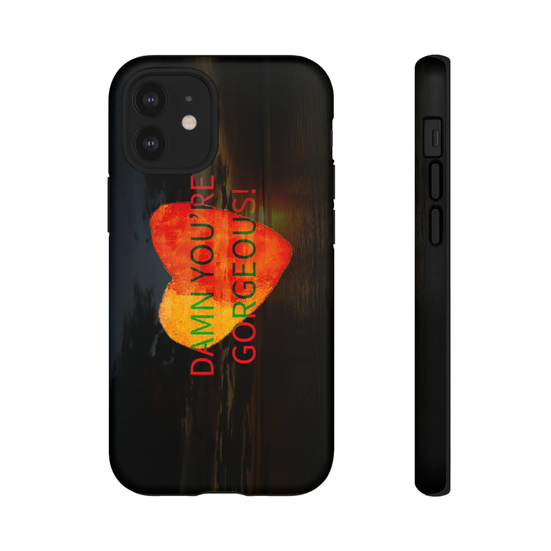 Cute IPhone Case | iPhone 15 Case | iPhone 15 Pro Max Case, Iphone 14 Case, Iphone 14 Pro Max Case IPhone Case for Art Lovers, Heart Sunset - Studio40ParkLane
