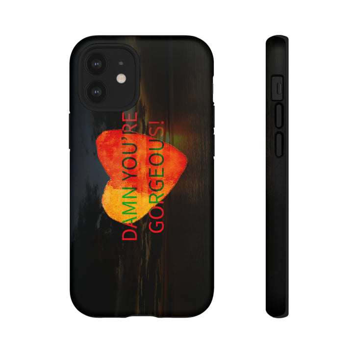 Cute IPhone Case | iPhone 15 Case | iPhone 15 Pro Max Case, Iphone 14 Case, Iphone 14 Pro Max Case IPhone Case for Art Lovers, Heart Sunset - Studio40ParkLane