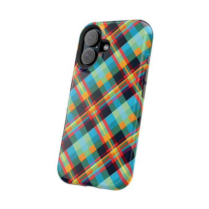 Checkered Plaid Magsafe Gift for Her Cute Phone Case for Iphone, | iPhone 16 | iPhone 15 Pro Max, Iphone 14 Pro Max, 13 12 11 10 9 8 7 - Studio40ParkLane
