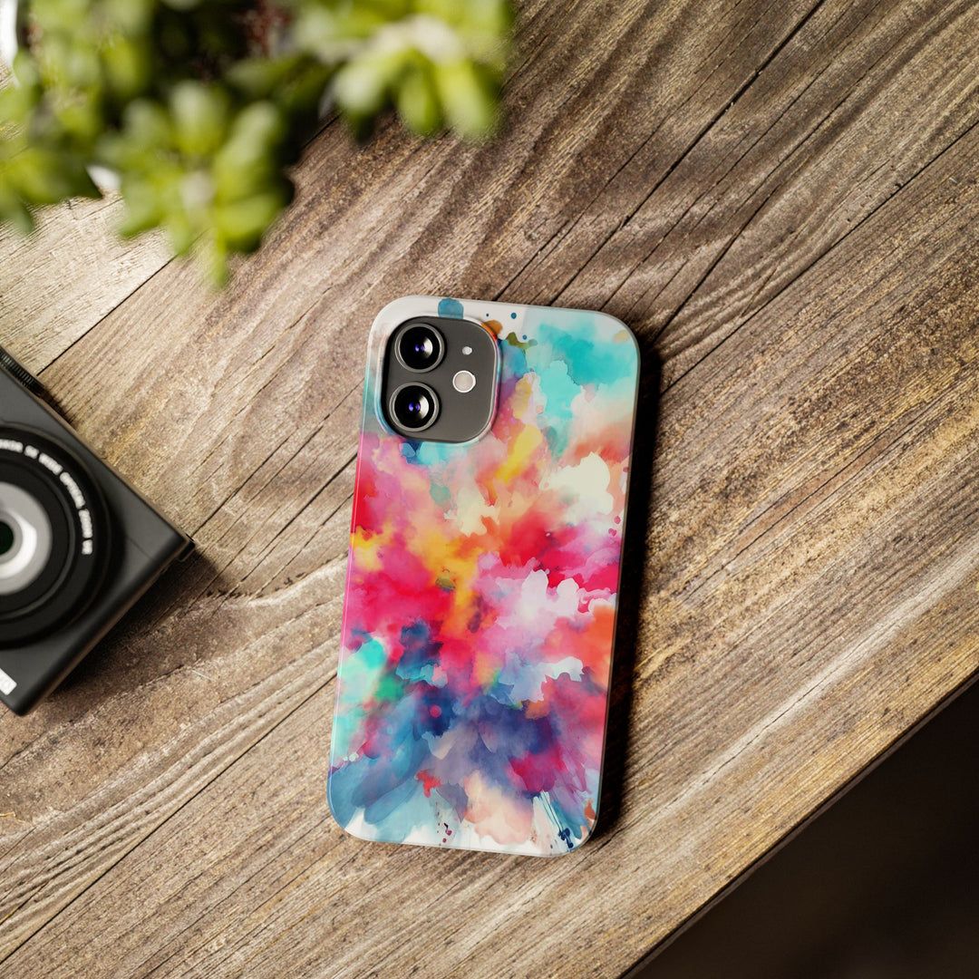 Slim Paint Splash Gift for Her Cute Phone Cases for Iphone 16 Pro Max | iPhone 15 Case | iPhone 15 Pro Max Case, Iphone 14, Iphone 14 Pro Max, Iphone 13 12 11 8 7 - Studio40ParkLane
