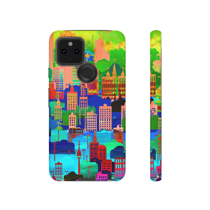 Cute Samsung Case | Cool Iphone Case | Summer City Skyline, Samsung S24, S23, S22, S21, IPhone 15 Case | Iphone 14 Case, Iphone 13 Case - Studio40ParkLane