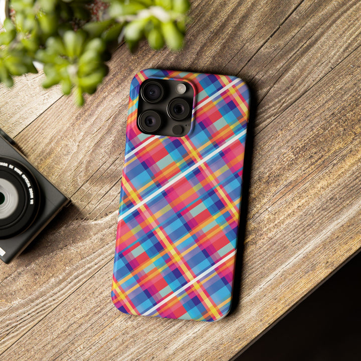 Slim Checkered Plaid Gift for Her Cute Phone Cases for Iphone 16 Pro Max | iPhone 15 Case | iPhone 15 Pro Max Case, Iphone 14, 13, 12, 11, 10, 8, 7 - Studio40ParkLane