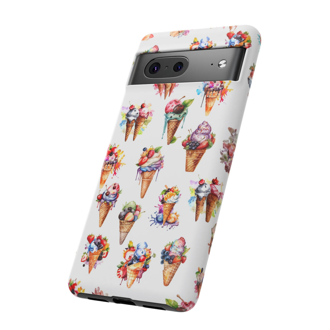 Impact Resistant, Summer Icecream, Cute Phone Cases for Samsung S24, S23, S22, S21, IPhone 15 pro, Iphone 14 pro, Iphone 13 IPhone 12, Iphone 11 - Studio40ParkLane
