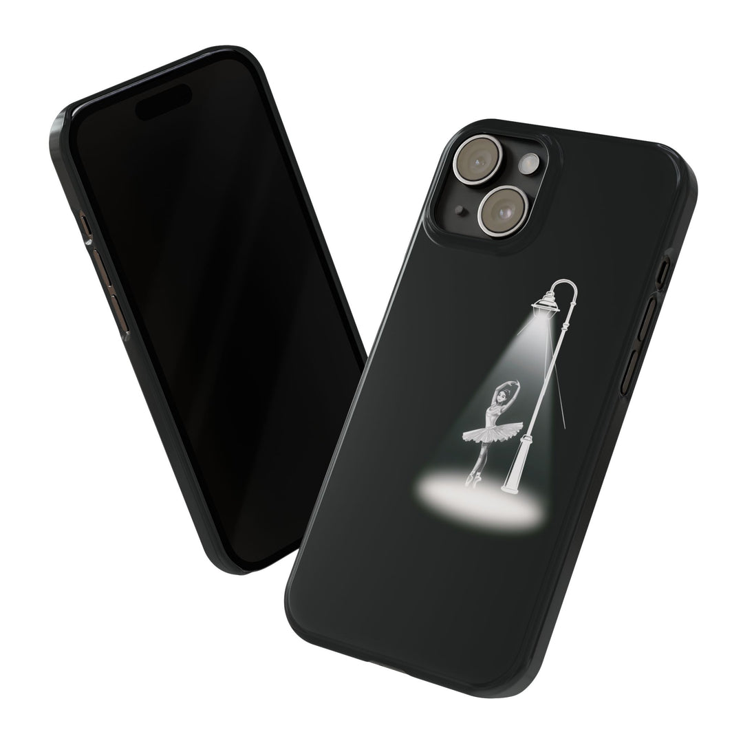 Slim Ballet Dancer Spotlight Gift for Her Cute Phone Cases for Iphone 16 Pro Max | iPhone 15 Case | iPhone 15 Pro Max Case, Iphone 14, 13, 12, 11, 10, 8, 7 - Studio40ParkLane