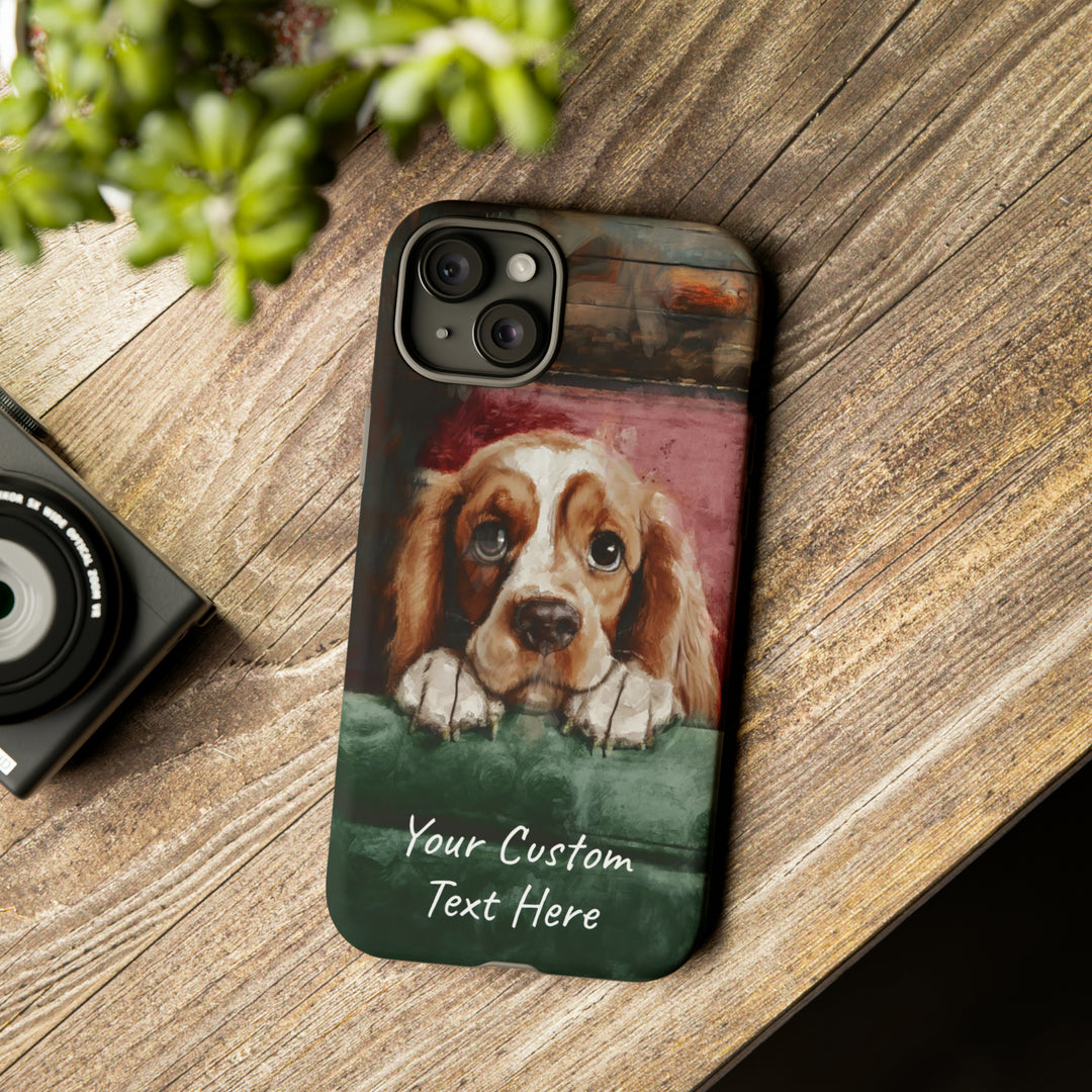 Personalize this Cute IPhone Case | Cocker Spaniel iPhone Case, iPhone 15 Case | iPhone 15 Case, Iphone 14 Case, Iphone 14 Pro Max Case - Studio40ParkLane