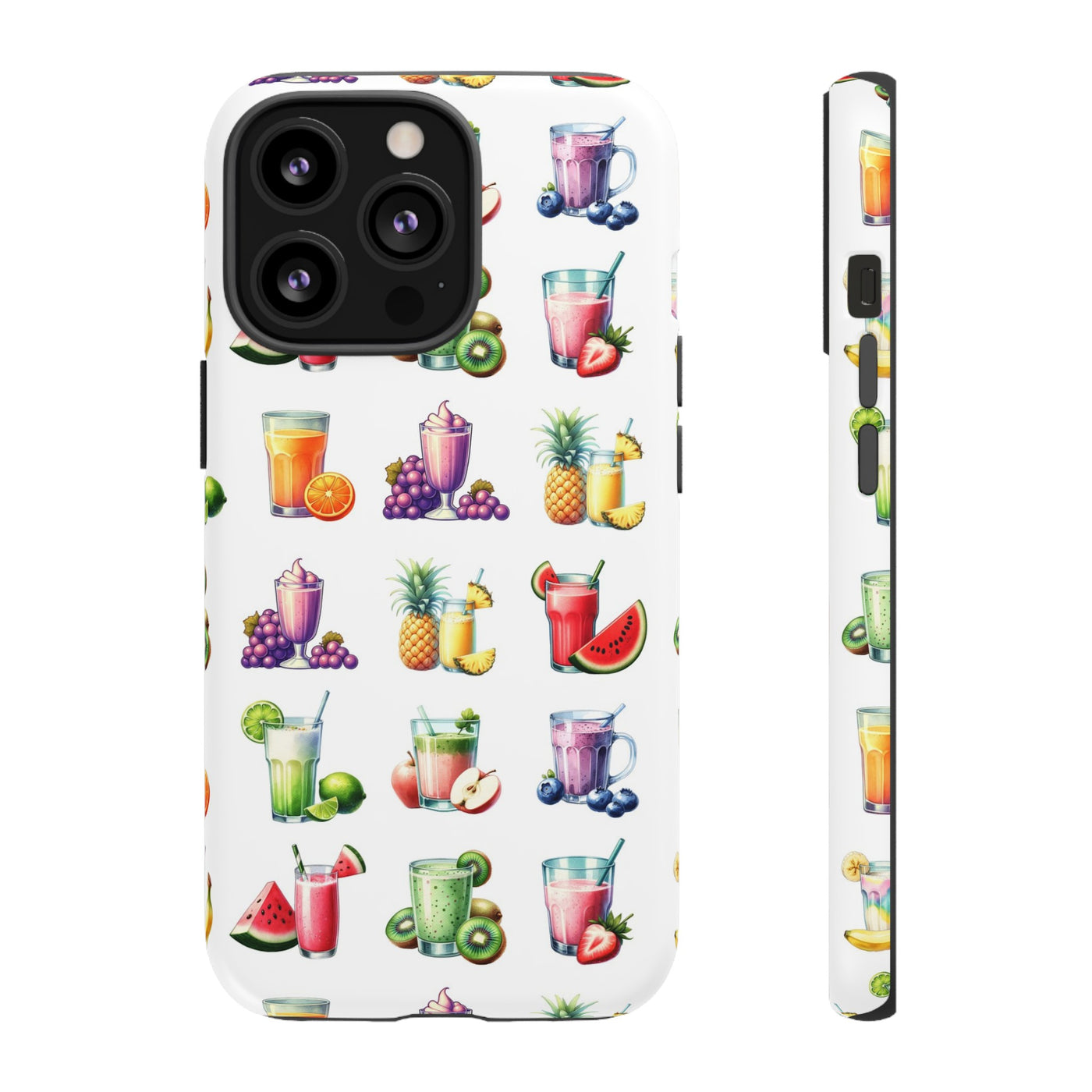 Cute Samsung Case | Cool Iphone Case | Tropical Summer Fruit Cocktail, Samsung S24, S23, S22, S21, IPhone 15 Case | Iphone 14 Case, Iphone 13 Case