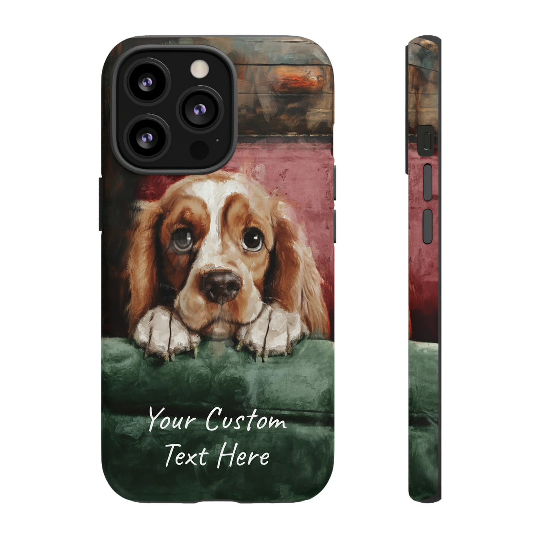 Personalize this Cute IPhone Case | Cocker Spaniel iPhone Case, iPhone 15 Case | iPhone 15 Case, Iphone 14 Case, Iphone 14 Pro Max Case - Studio40ParkLane