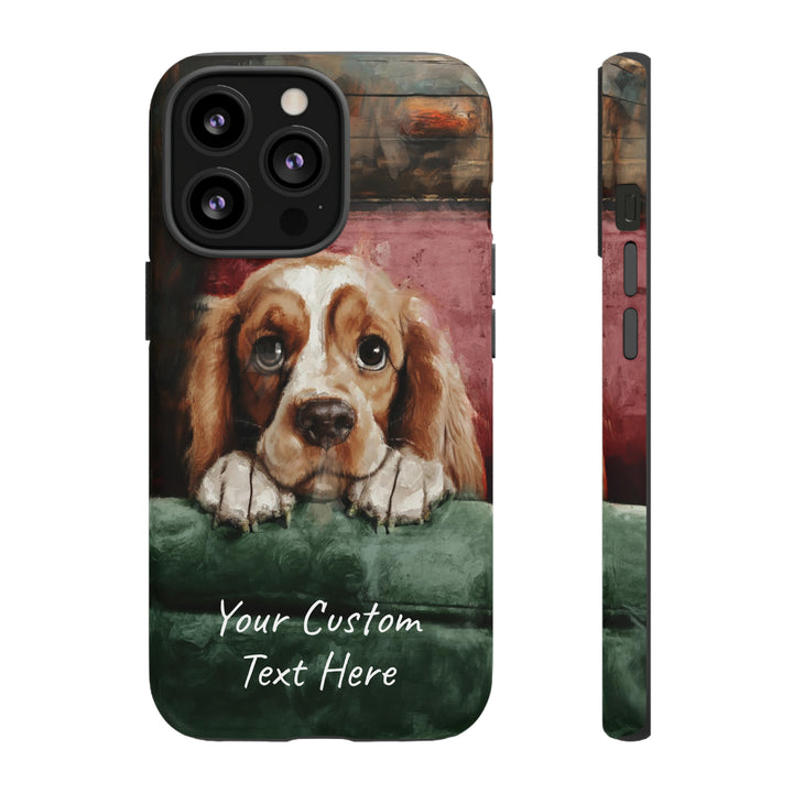 Personalize this Cute IPhone Case | Cocker Spaniel iPhone Case, iPhone 15 Case | iPhone 15 Case, Iphone 14 Case, Iphone 14 Pro Max Case - Studio40ParkLane