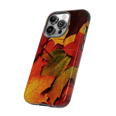 Autumn Fall Leaves Gift Cute Phone Case for, Samsung Galaxy S24, S23, S22, S21, IPhone 16 Case | Iphone 15, Iphone 14, IPhone 13 Case Mom Dad Gift