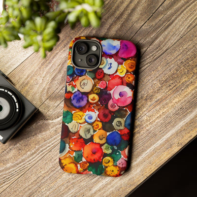 Impact Resistant, Fall Colors Buttons, Cute Phone Cases for Samsung S24, S23, S22, S21, IPhone 15 pro Iphone 14 pro Iphone 13 IPhone 12 Iphone 11