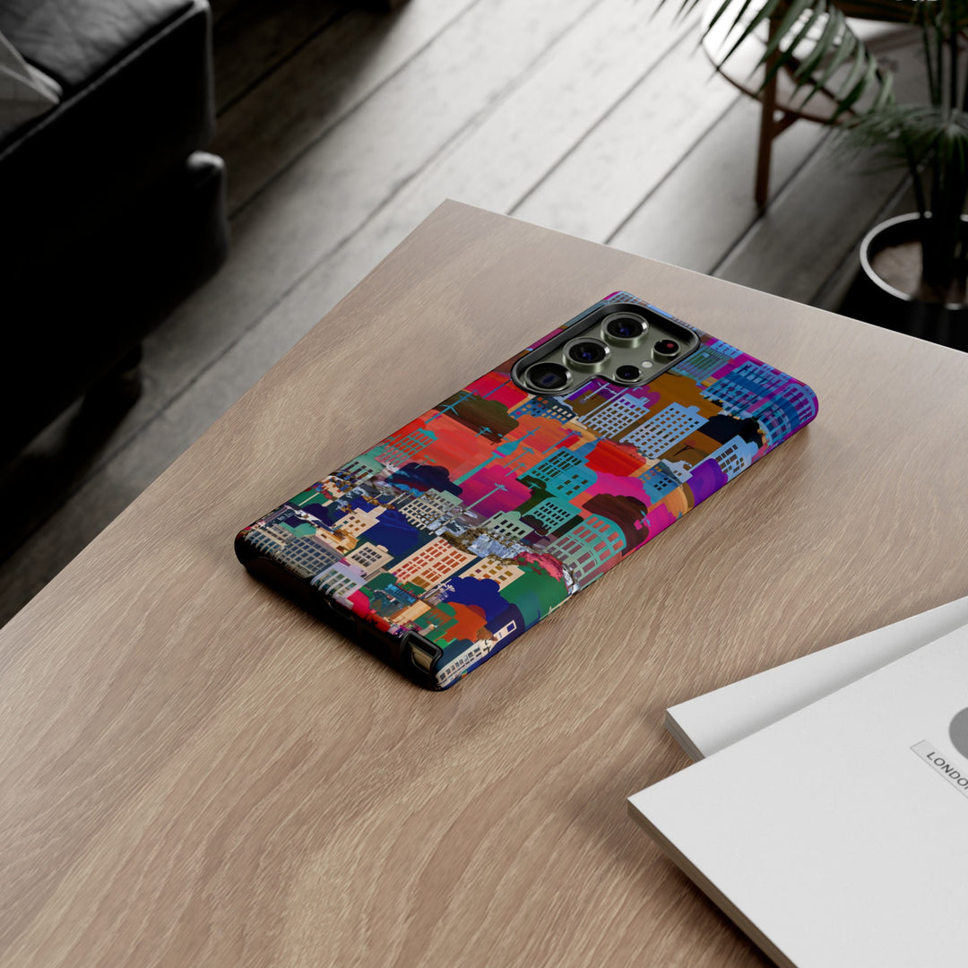 Cute Samsung Case | Cool Iphone Case | Summer City Skyline, Samsung S24, S23, S22, S21, IPhone 15 Case | Iphone 14 Case, Iphone 13 Case - Studio40ParkLane
