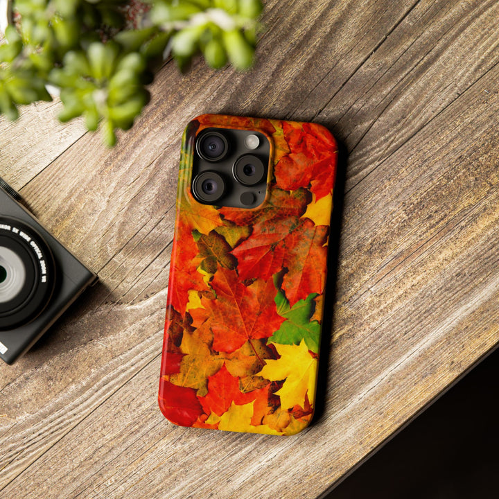 Slim Fall Leaves Slim Cute Phone Cases for Iphone | iPhone 15 Case | iPhone 15 Pro Max Case, Iphone 14, Iphone 14 Pro Max, Iphone 13 - Studio40ParkLane