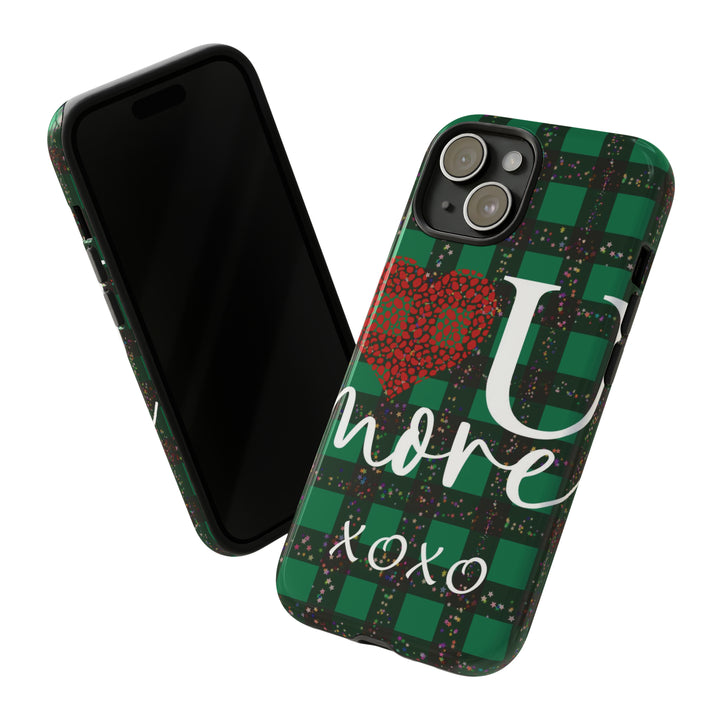 Cute IPhone Case | iPhone 15 Case | iPhone 15 Pro Max Case, Iphone 14 Case, Iphone 14 Pro Max Case IPhone Case for Art Lovers, Love You Green - Studio40ParkLane