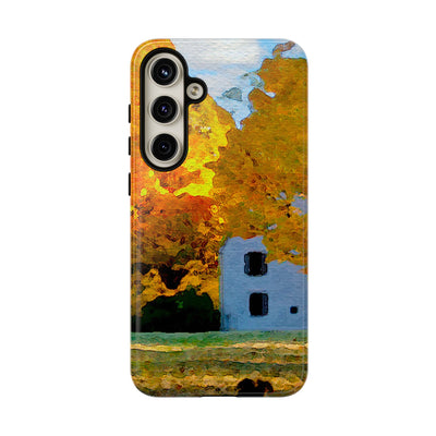 Impact Resistant, Fall Leaves Watercolor, Cute Phone Cases for Samsung S24, S23, S22, S21, IPhone 15 pro Iphone 14 pro Iphone 13 IPhone 12 Iphone 11