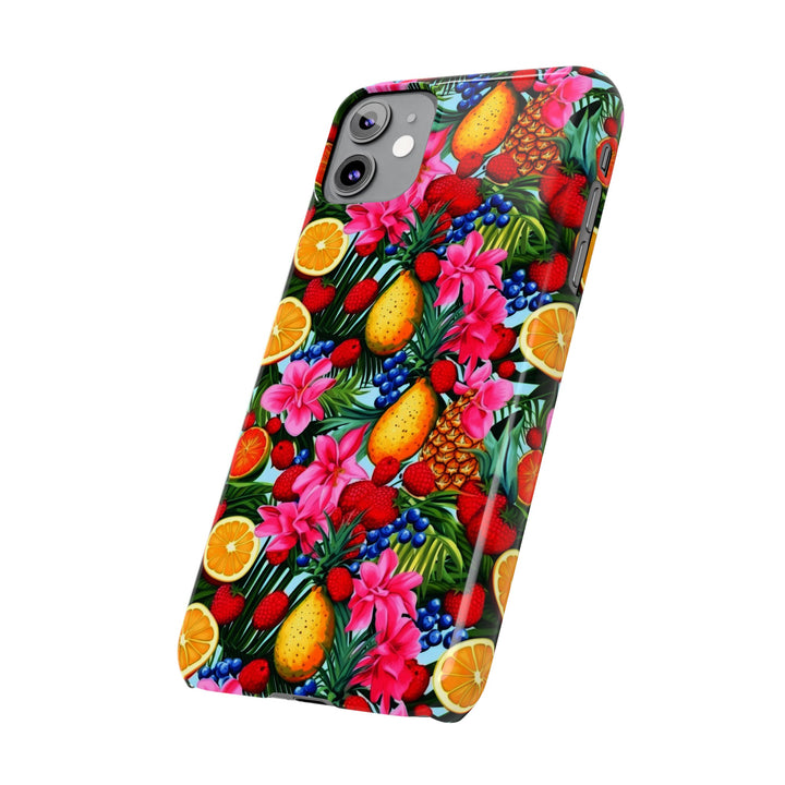 Slim Cute Phone Cases for Iphone - | iPhone 15 Case | iPhone 15 Pro Max Case, Iphone 14 Case, Iphone 14 Pro Max, Iphone 13, Summer Mixed Fruit - Studio40ParkLane