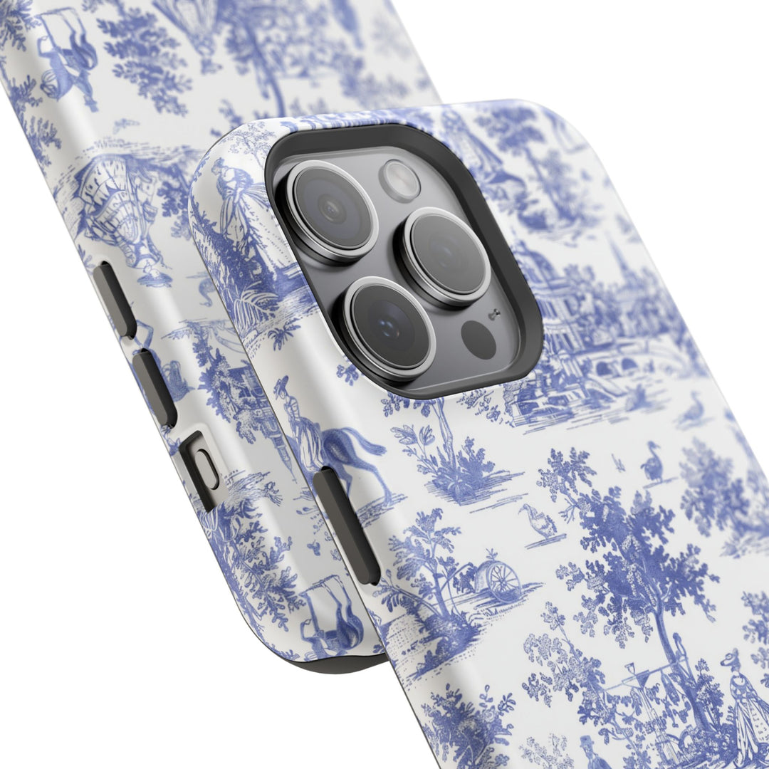 Magsafe French Toile Personalized Initial Custom Gift Cute Phone Cases for Iphone 16 Pro Max | iPhone 15, Pro Max Case, Iphone 14, 13, 12, 11, 10 - Studio40ParkLane