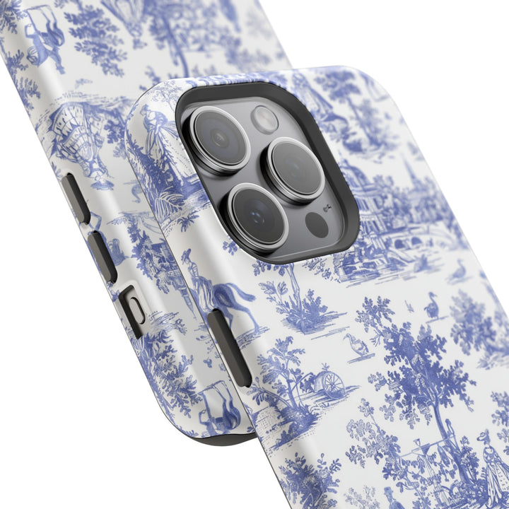 Magsafe French Toile Personalized Initial Custom Gift Cute Phone Cases for Iphone 16 Pro Max | iPhone 15, Pro Max Case, Iphone 14, 13, 12, 11, 10 - Studio40ParkLane