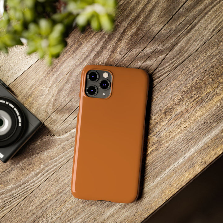 Slim Red Rust Brown Gift for Her Aesthetic Cute Phone Case for Iphone 16 - | iPhone 15 Pro Max Case | iPhone 14 Case 13 12 11 10 9 8 7 - Studio40ParkLane