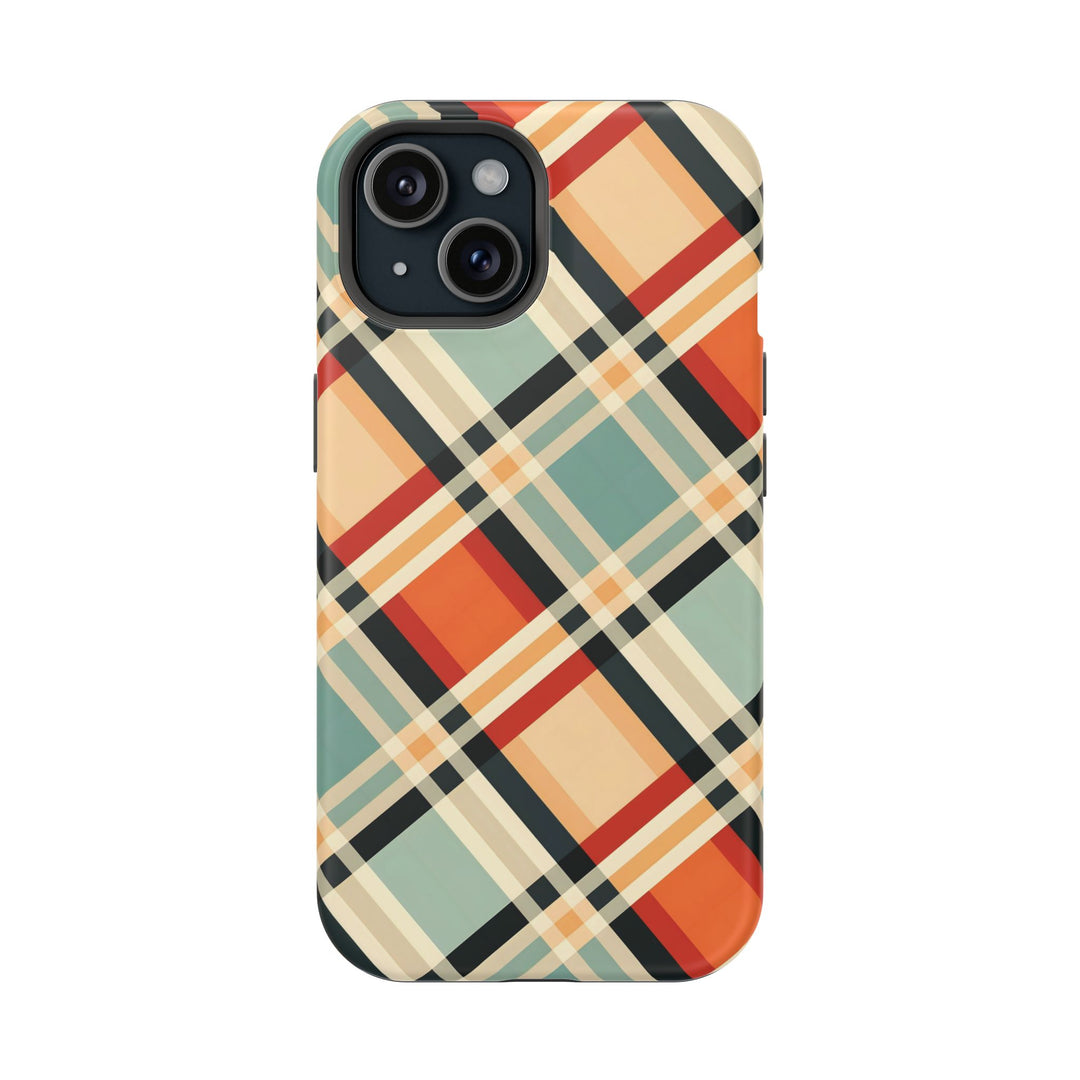 Checkered Plaid Magsafe Gift for Her Cute Phone Case for Iphone, | iPhone 16 | iPhone 15 Pro Max, Iphone 14 Pro Max, 13 12 11 10 9 8 7 - Studio40ParkLane