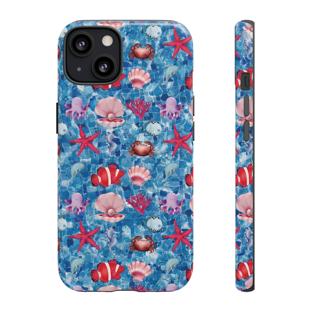 Cute IPhone Case | Under The Sea, iPhone 15 Case | iPhone 15 Pro Case, Iphone 14 Case, Iphone 14 Pro Max Case, Protective Iphone Case - Studio40ParkLane