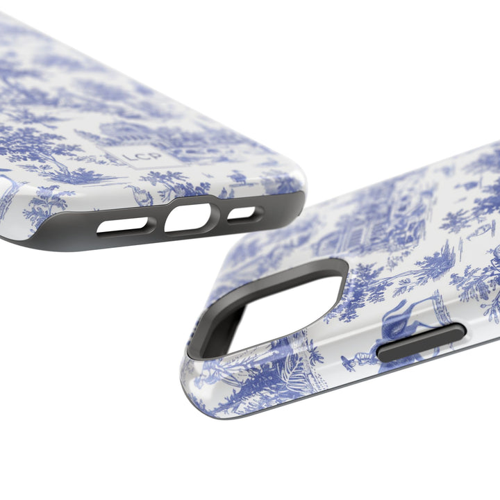 Custom Personalized French Toile Magsafe Phone Case for Iphone 18 - iPhone 17 Pro Max Air Plus 15 14 13 12 11, Samsung Galaxy Phone Cases - Studio40ParkLane