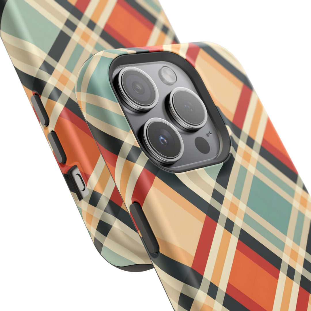 Checkered Plaid Magsafe Gift for Her Cute Phone Case for Iphone, | iPhone 16 | iPhone 15 Pro Max, Iphone 14 Pro Max, 13 12 11 10 9 8 7 - Studio40ParkLane