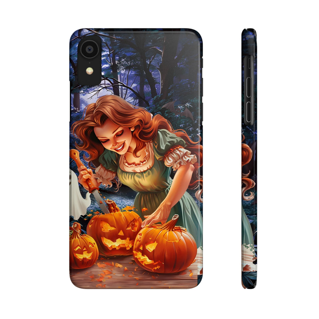 Slim Fall Autumn Pumpkin Fairy Gift for Her Cute Phone Cases for Iphone 16 | iPhone 15 Case | iPhone 15 Pro Max Case, Iphone 14, Iphone 14 Pro Max, Iphone 13, Slim - Studio40ParkLane