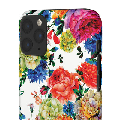 Snap Spring Flowers Cute Phone Cases for Samsung S24, S23, S22, S21, S20, Plus and Ultra, Iphone 16 Pro Max, Iphone 15, 14, 13, 12, 11, 10 - Studio40ParkLane