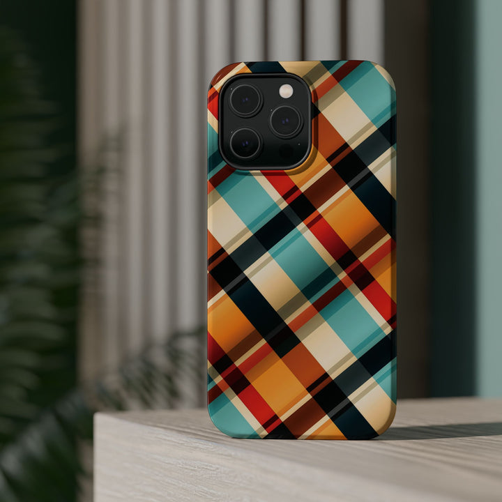 Checkered Plaid Magsafe Gift for Her Cute Phone Case for Iphone, | iPhone 16 | iPhone 15 Pro Max, Iphone 14 Pro Max, 13 12 11 10 9 8 7 - Studio40ParkLane