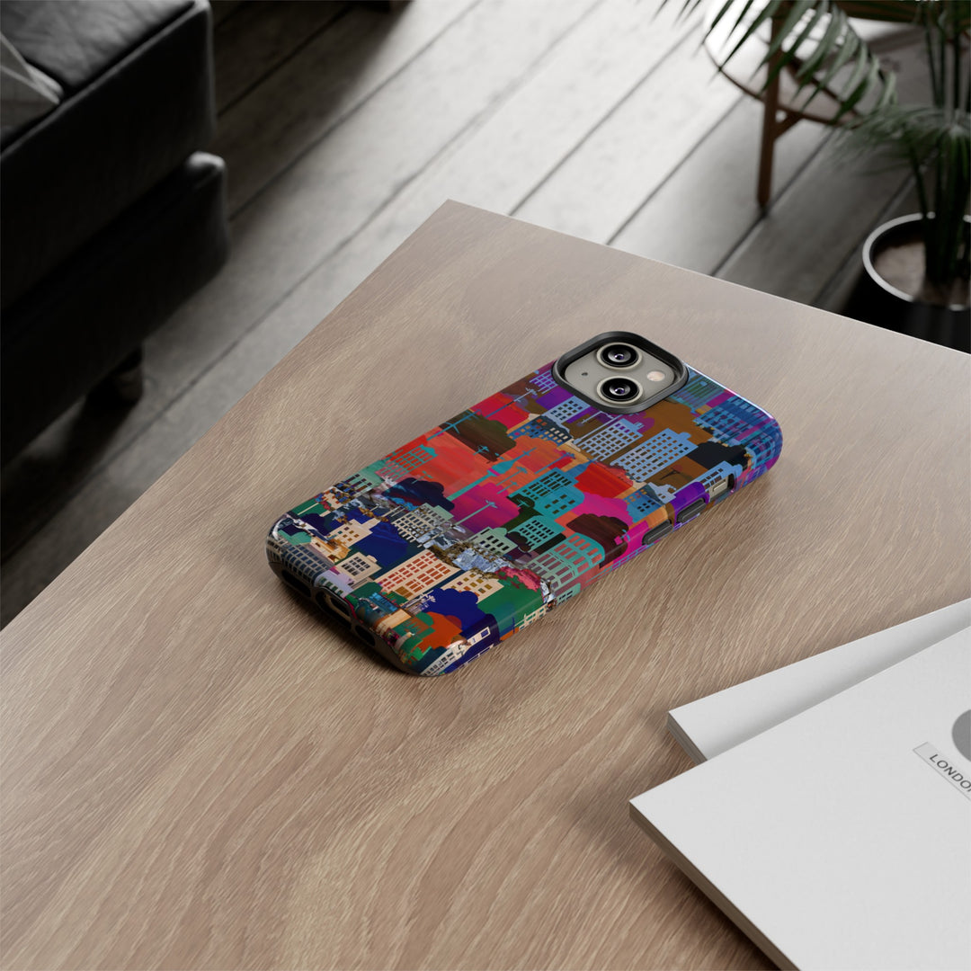 Cute Samsung Case | Cool Iphone Case | Summer City Skyline, Samsung S24, S23, S22, S21, IPhone 15 Case | Iphone 14 Case, Iphone 13 Case - Studio40ParkLane