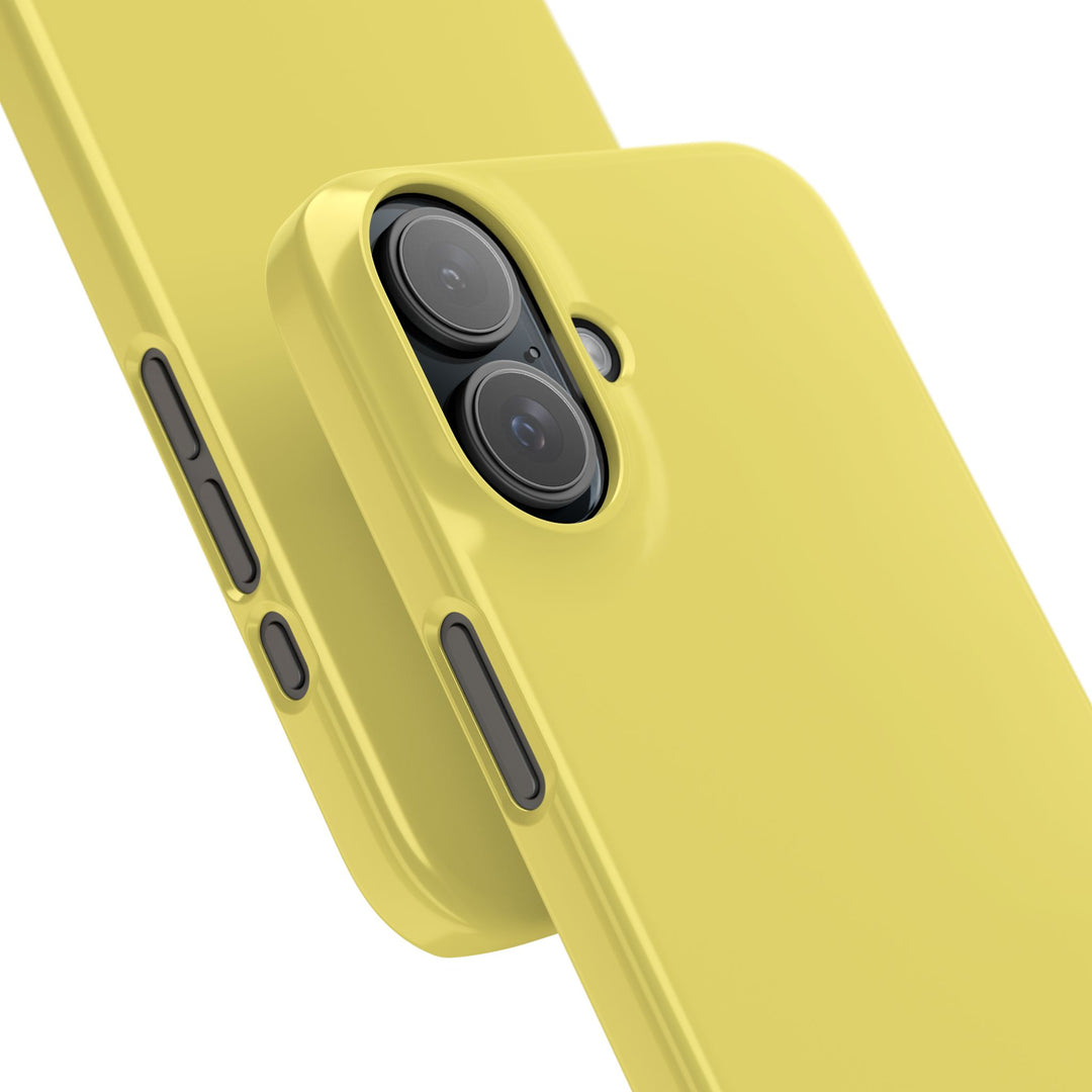 Slim Light Yellow Gift for Her Aesthetic Cute Phone Case for Iphone 16 - | iPhone 15 Pro Max Case | iPhone 14 Case 13 12 11 10 9 8 7 - Studio40ParkLane