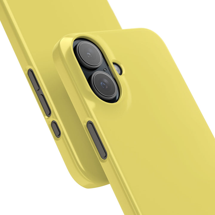 Slim Light Yellow Gift for Her Aesthetic Cute Phone Case for Iphone 16 - | iPhone 15 Pro Max Case | iPhone 14 Case 13 12 11 10 9 8 7 - Studio40ParkLane