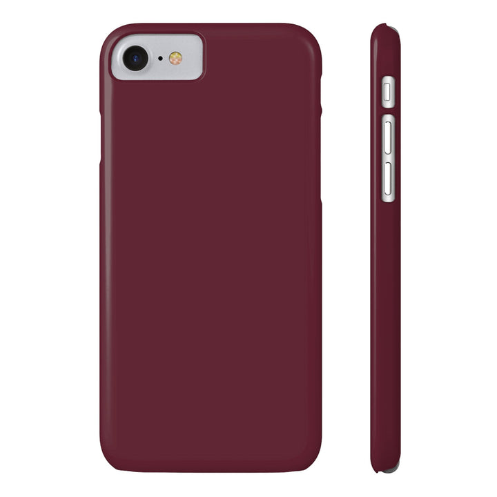 Slim Burgundy Maroon Gift for Her Aesthetic Cute Phone Case for Iphone 16 - | iPhone 15 Pro Max Case | iPhone 14 Case 13 12 11 10 9 8 7 - Studio40ParkLane
