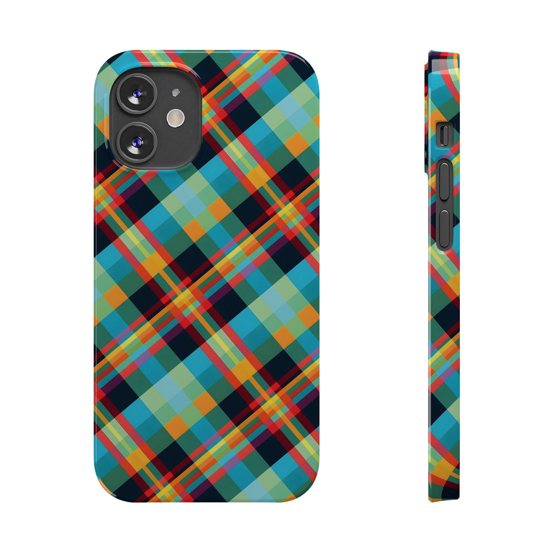 Slim Checkered Plaid Gift for Her Cute Phone Cases for Iphone 16 Pro Max | iPhone 15 Case | iPhone 15 Pro Max Case, Iphone 14, 13, 12, 11, 10, 8, 7 - Studio40ParkLane